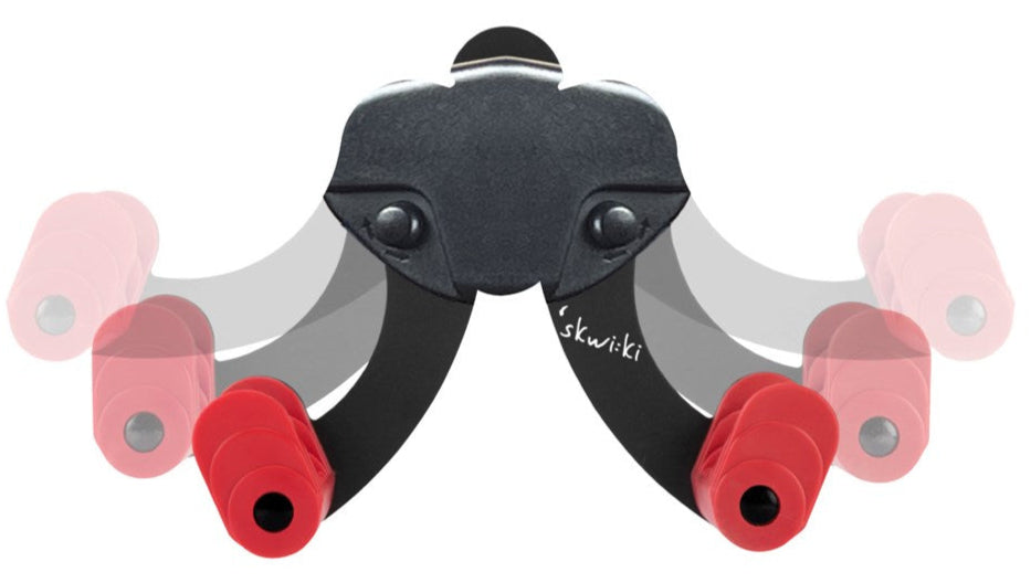 Skwiki Bike Wall Hanger Black/Red Mount