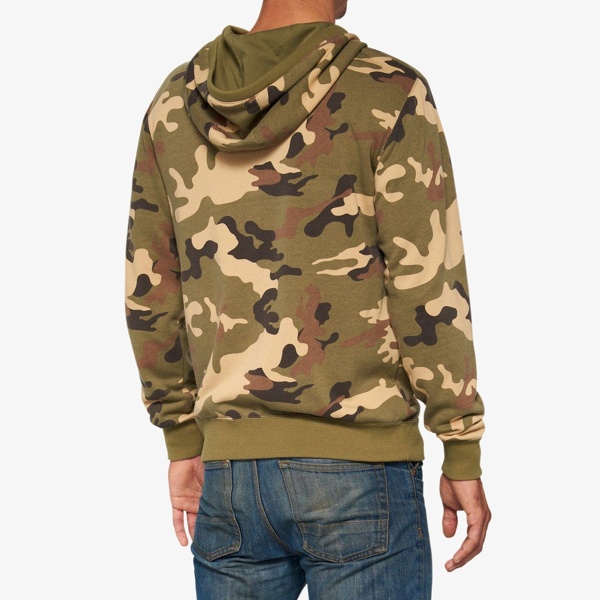 100 Percent SYNDICATE Fleece Zip Hoodie Camo