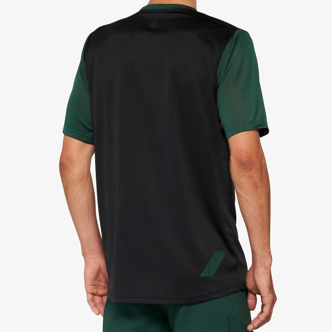 100 Percent RIDECAMP Jersey Black/Forest Green