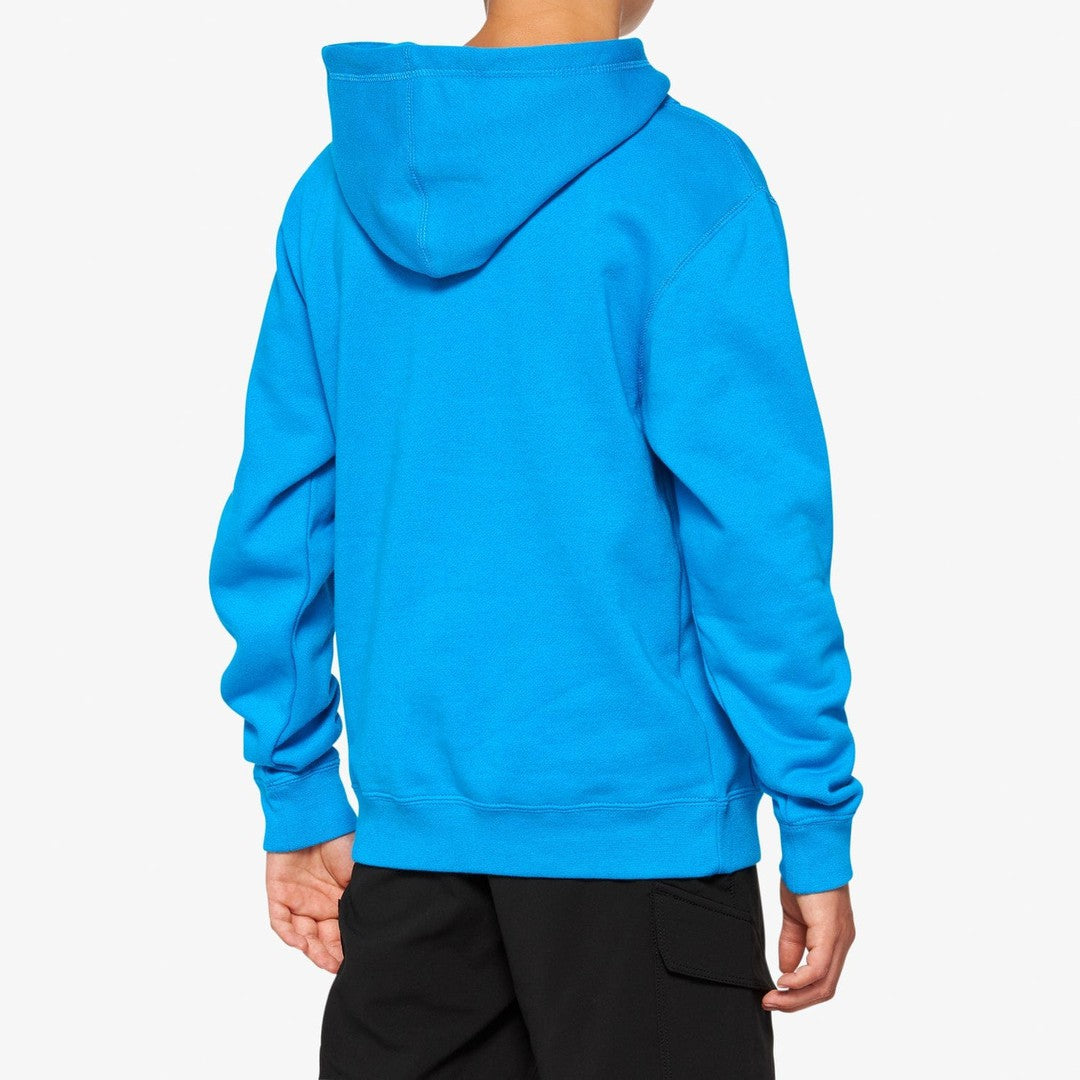 100 Percent ICON Youth Pullover Hoodie Fleece Skyblue