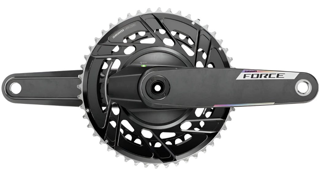SRAM Force AXS E1 DUB Crankset w/ Power Meter Spider 50/37T Thread Mount (BB Not Included)
