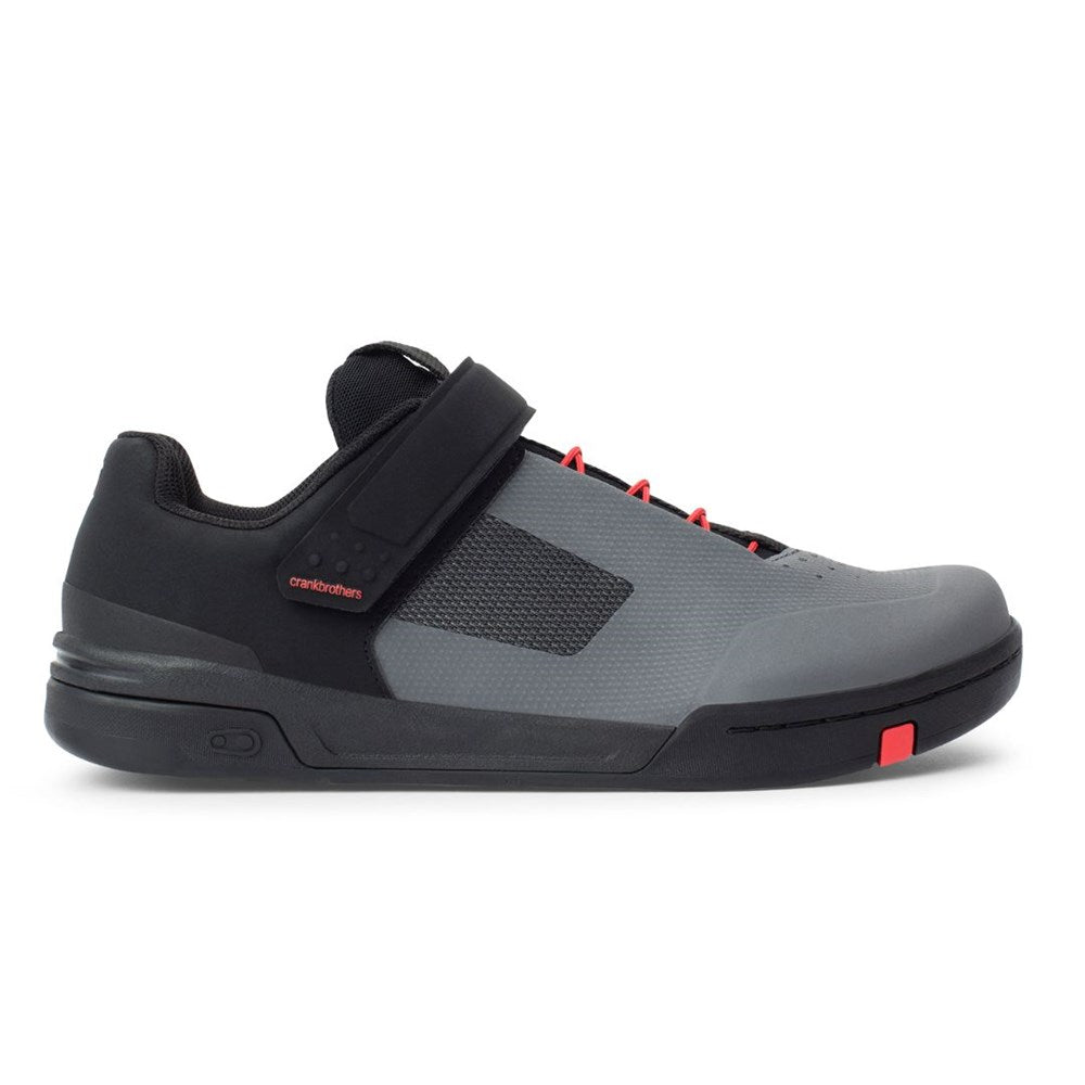 Crank Brothers Shoes Stamp Speedlace Grey/Red Flat