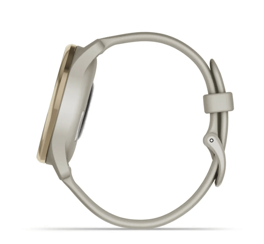 Garmin vívomove® Trend, Cream Gold Stainless Steel Bezel with French Grey Case