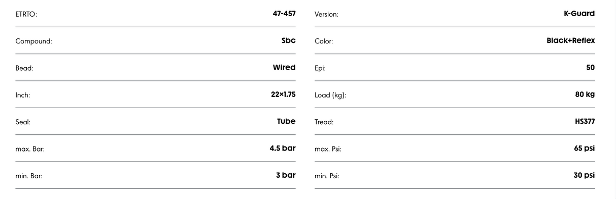 Schwalbe Road Cruiser Kevlar Guard Reflective Tyre
