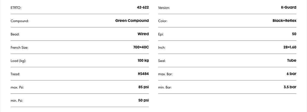 Schwalbe Road Cruiser Kevlar Guard Reflective Tyre