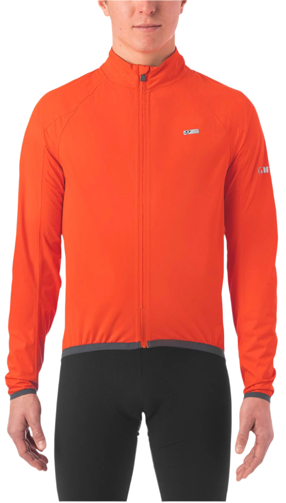 Giro Mens Rain Chrono Expert Jacket- Vermillion front