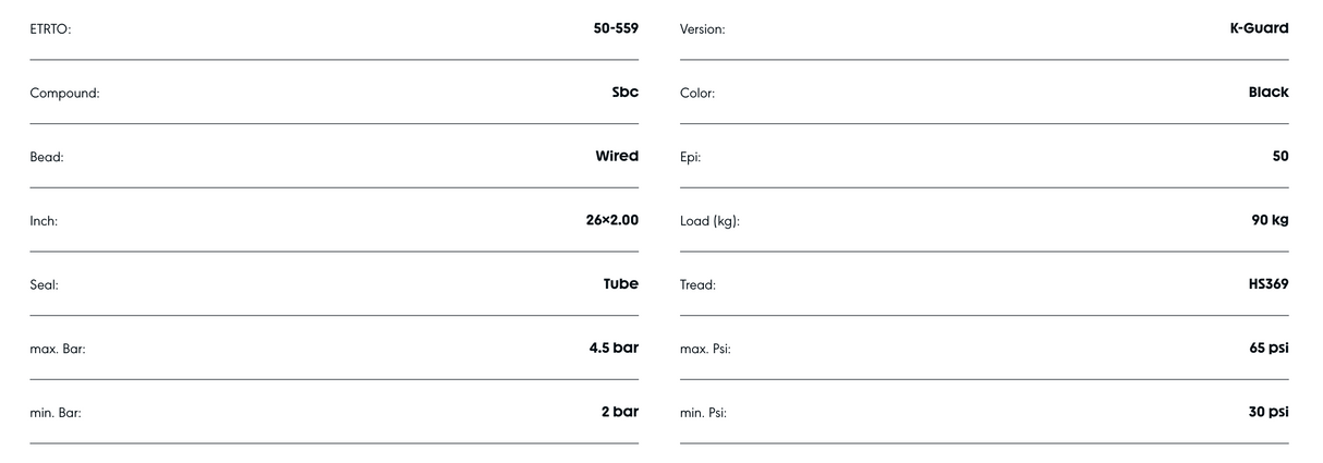 Schwalbe CX Comp 26 x 2.0" Kevlar Guard Tyre
