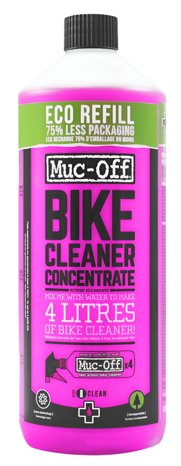 Muc-Off Cleaner Nano Tech Conc 1 Lt