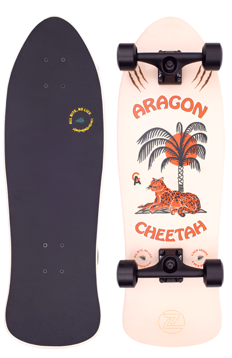 ZFlex Aragon Cheetah 80's Frog Skateboard