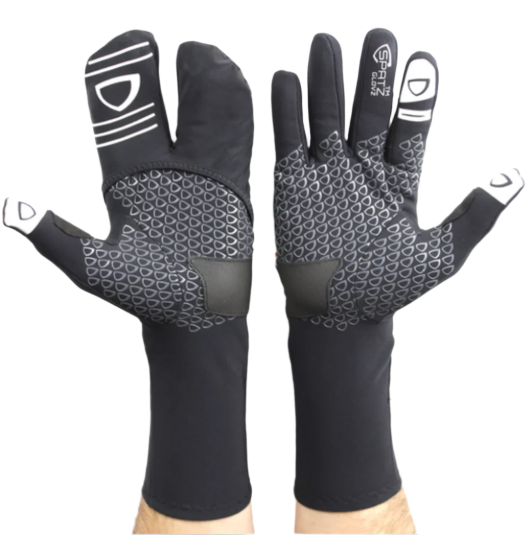 SPATZ "GLOVZ" Race Gloves with fold-out wind blocking shell