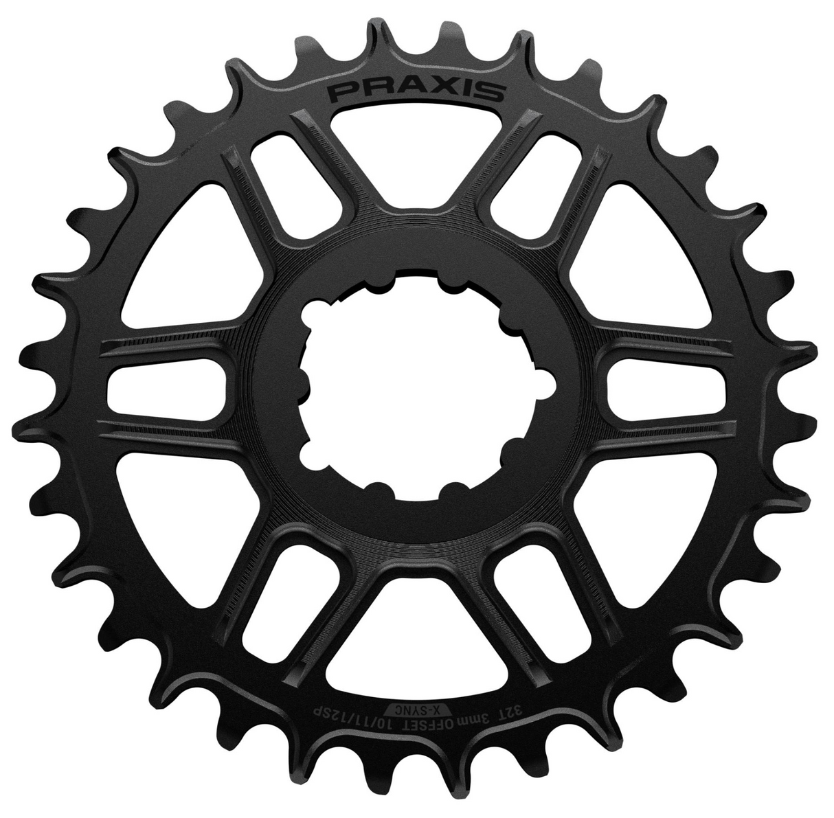 Praxis MTN Direct Mount 1x Chainring (wide/narrow) 0mm offset