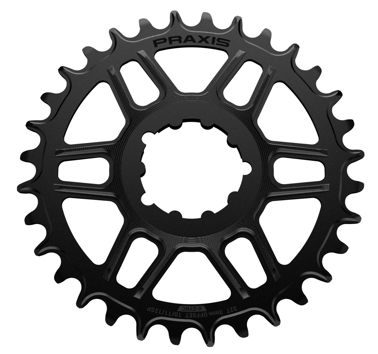 Praxis MTN Direct Mount 1x Chainring (wide/narrow) 3mm offset