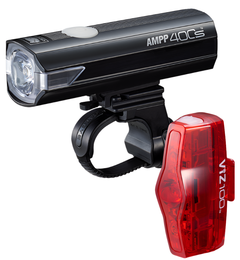 CatEye AMPP 400S & VIZ 100 USB Lightset