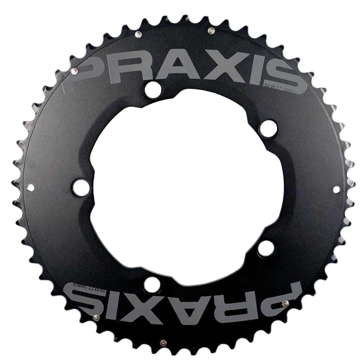 Praxis 2x Road Chainrings 110/130BCD 54/42T 130BCD Aero 10/11/12-Speed