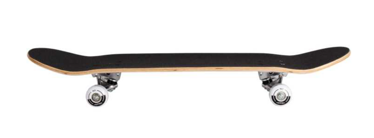 RAMPAGE Plain Third Natural/Black 8" complete skateboard