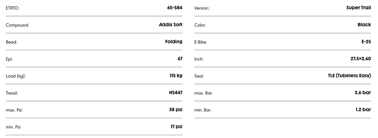 Schwalbe Magic Mary 27.5 x 2.60" Super Trail Addix Soft Evolution Line TL Easy Tyre