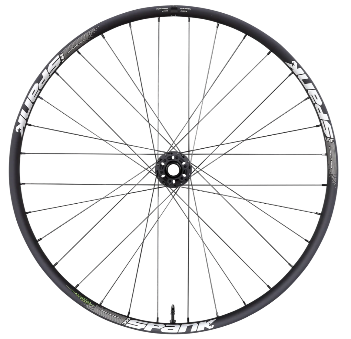 Spank Hex 359 Vibrocore Front Wheel 29in 32H Black