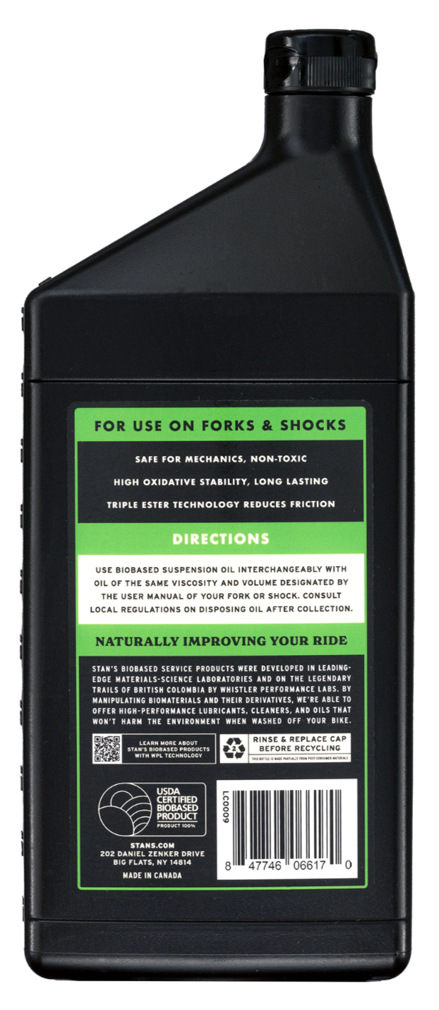 Stans No Tubes Biobased Suspension Oil 10WT 1L