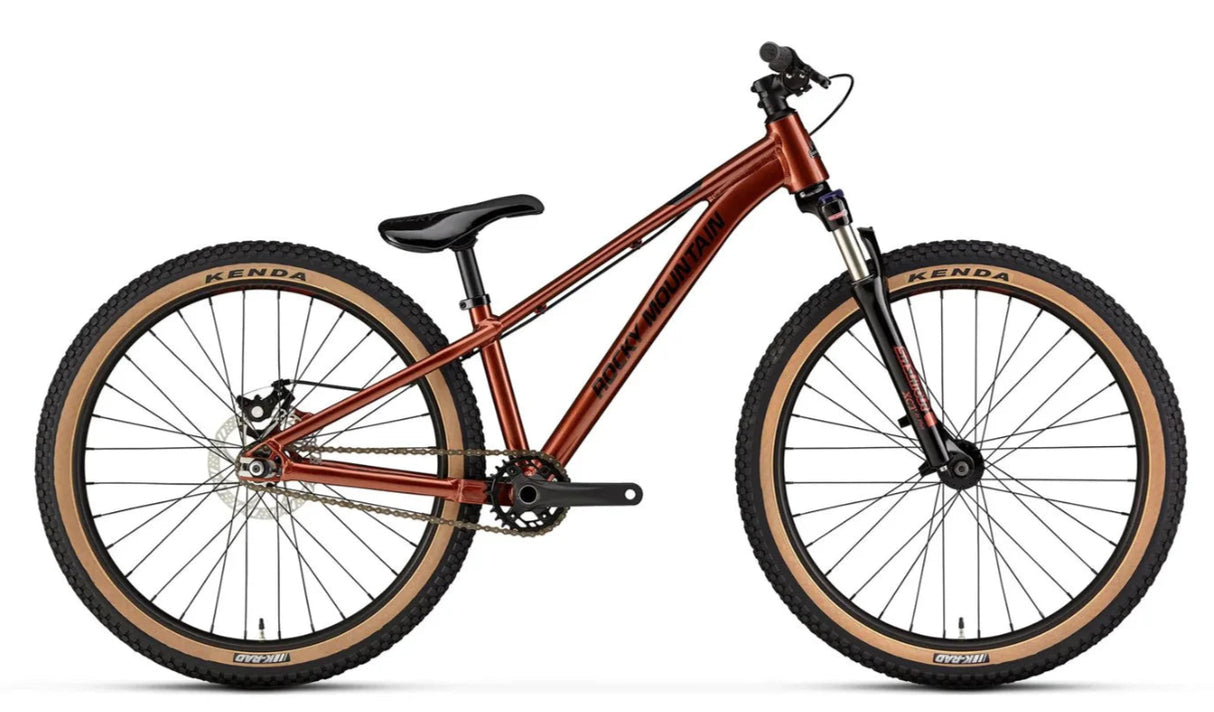 Rocky Mountain Flow Jr24 Dirt Jumper Beds are Burning / Black Dog