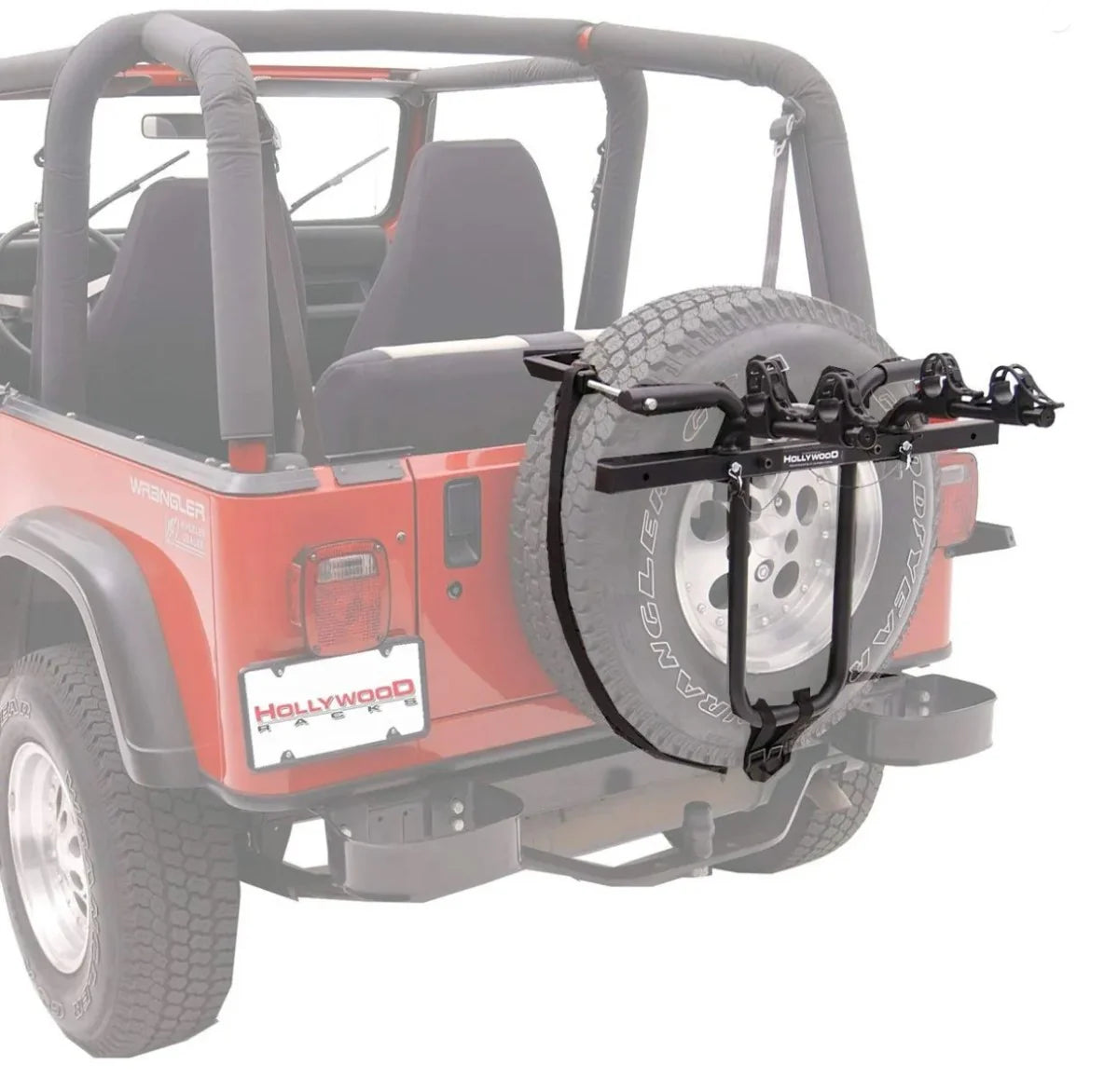 Hollywood Racks HW0010 Spare Tyre Rack (Jeep Adapter Included)