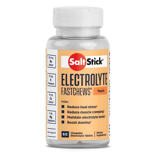 SaltStick Electrolyte Fastchews - 60 Tablets - Peach