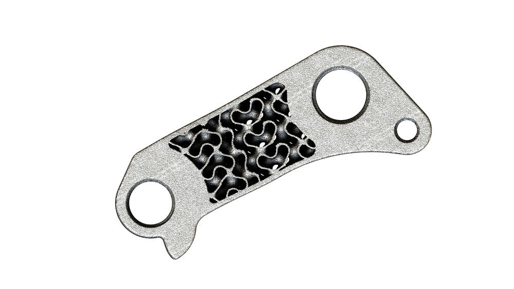 Silca 3D-Printed Titanium Derailleur Hanger for Scott