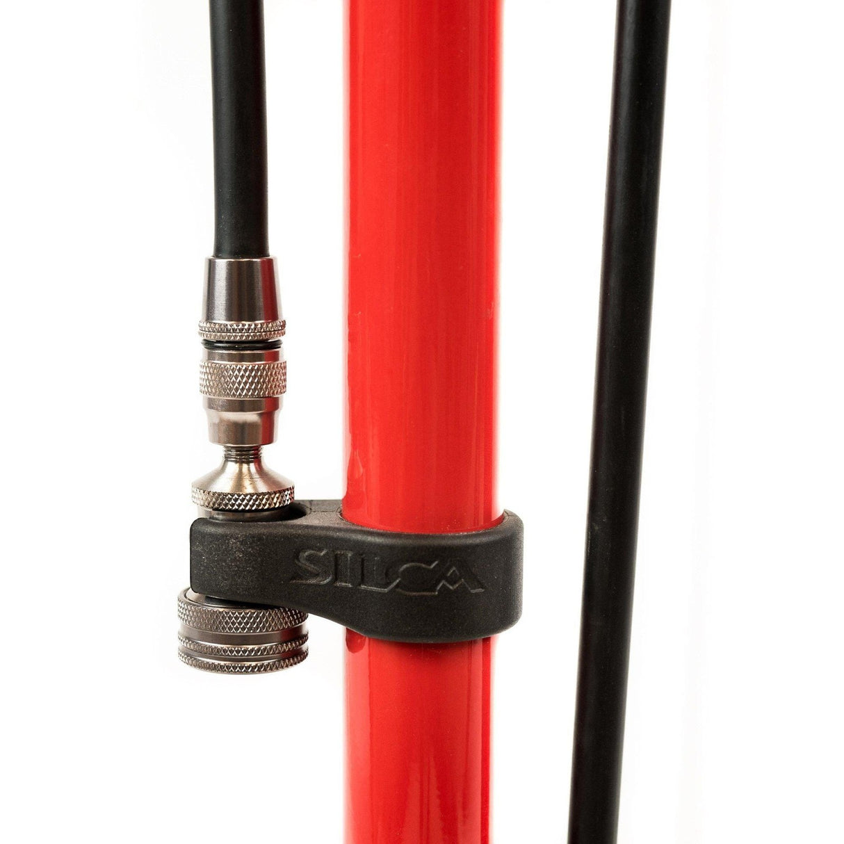 Silca Pista Floor Pump 220psi Red
