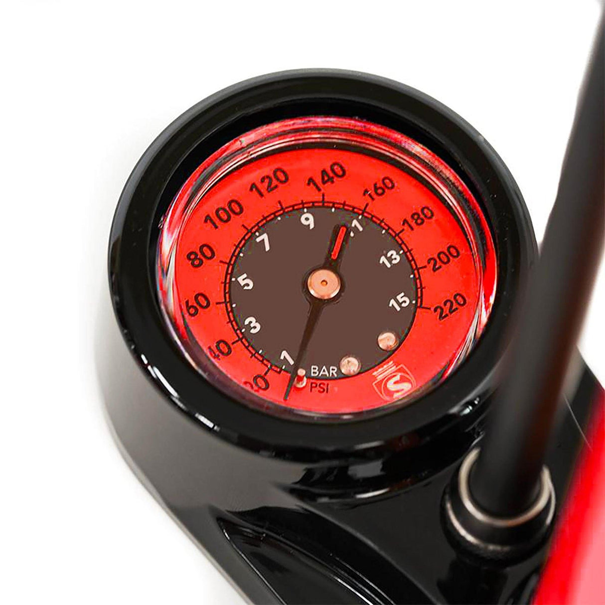 Silca Pista Floor Pump 220psi Red