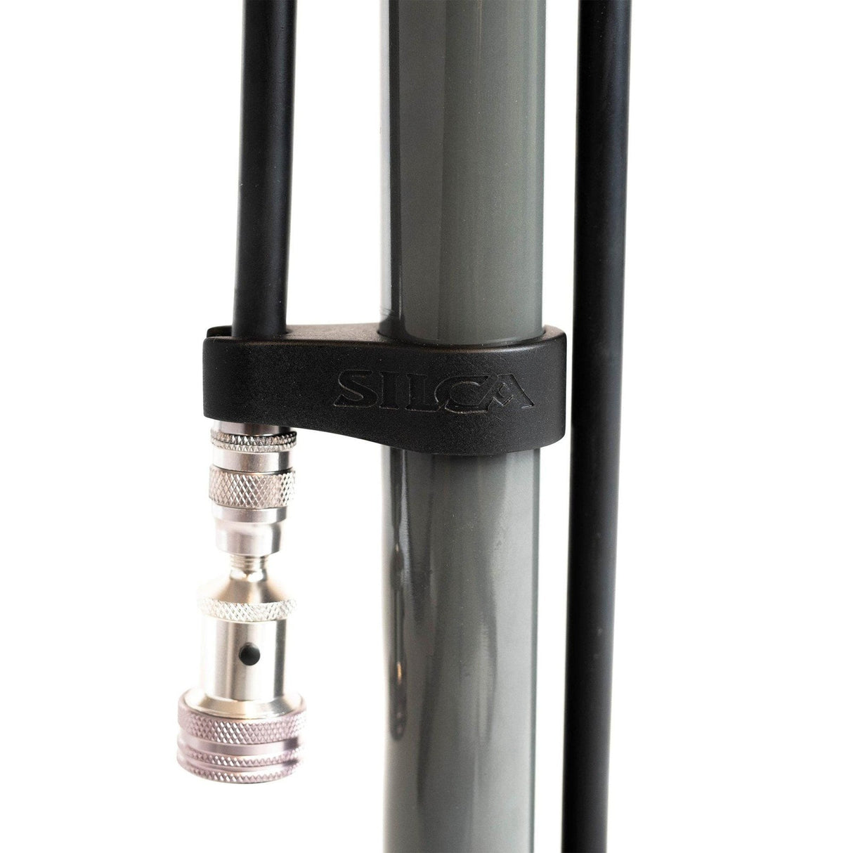 Silca Pista Plus Floor Pump Grey