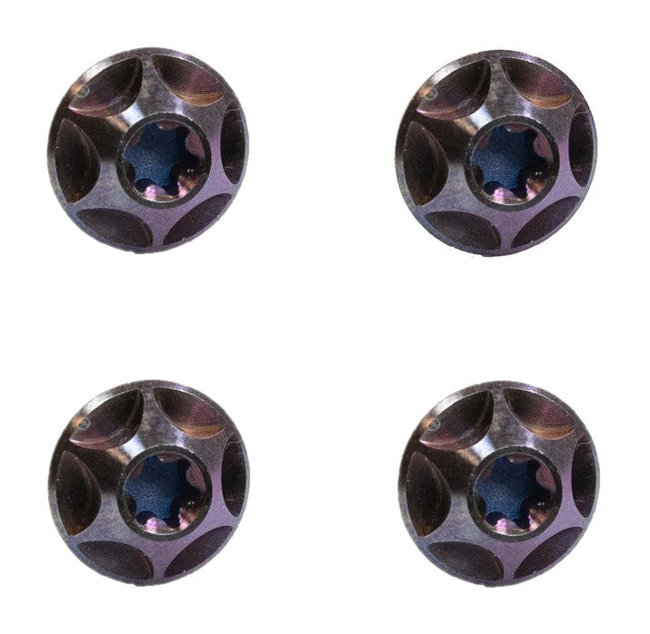 Silca Titanium Cage Bolts Royal Purple (Pack of 4)