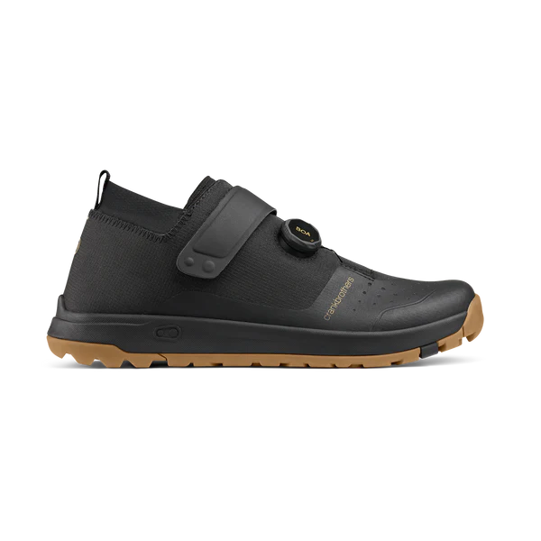 Crank Brothers Shoes Stamp Trail BOA Black/Gold/Gum Flat