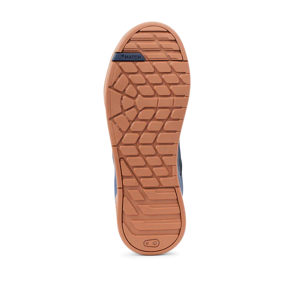 Crank Brothers Shoes Stamp Lace Navy/Silver Flat