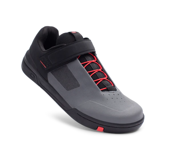 Crank Brothers Shoes Stamp Speedlace Grey/Red Flat