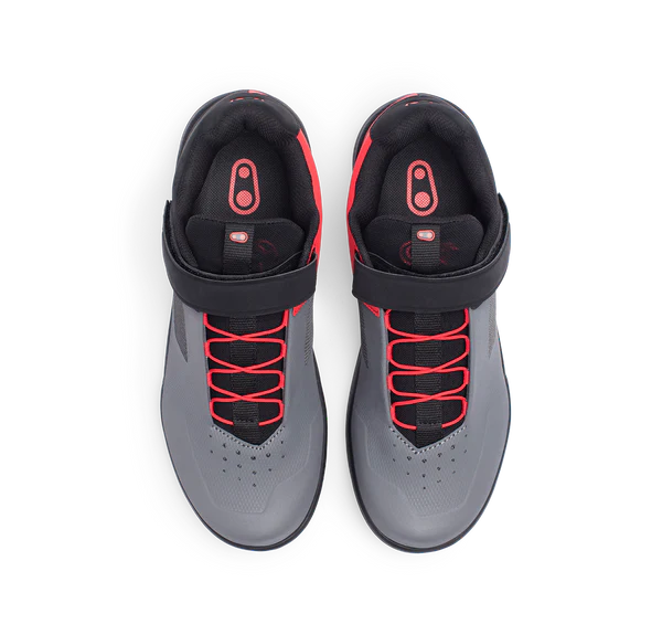 Crank Brothers Shoes Stamp Speedlace Grey/Red Flat