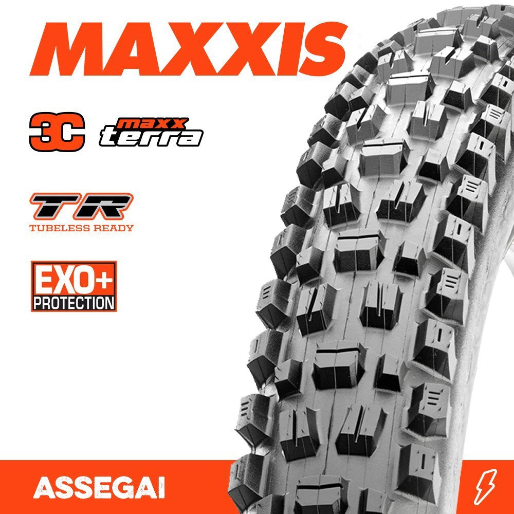 Maxxis ASSEGAI 3C TERRA EXO+ TR FOLD 60TPI E-25 TYRE