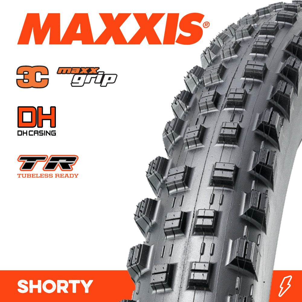 Maxxis SHORTY 29 X 2.40 WT 3C GRIP DH TR FOLD 60X2TPI E-25