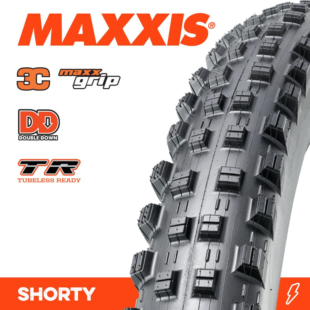 Maxxis SHORTY 27.5 X 2.40 WT 3C GRIP DD TR FOLD 120X2TPI E-25