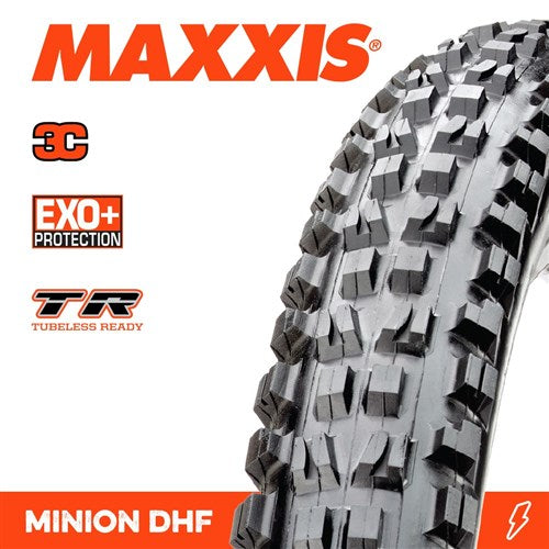 Maxxis MINION DHF 29 X 2.50 WT 3C GRIP EXO+ TR FOLD 60TPI E-25 TYRE