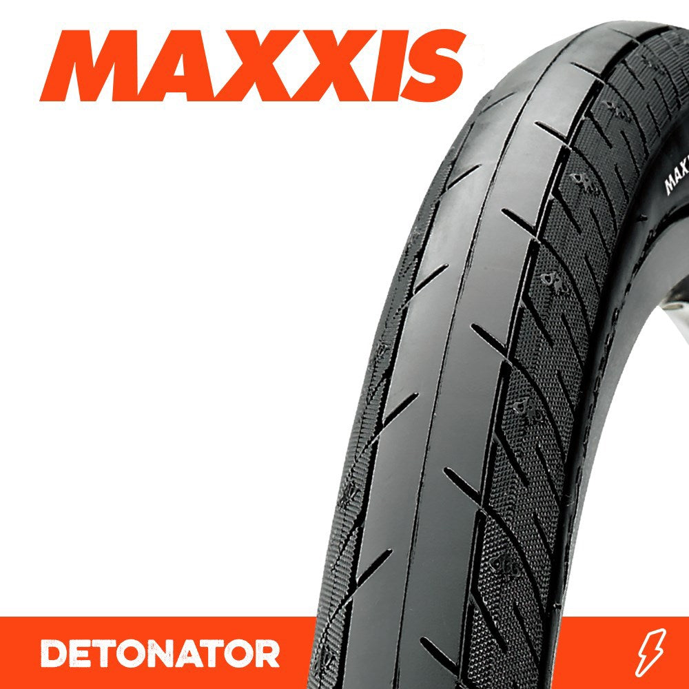 Maxxis DETONATOR 700 X 32C BLACK WIRE 60TPI TYRE