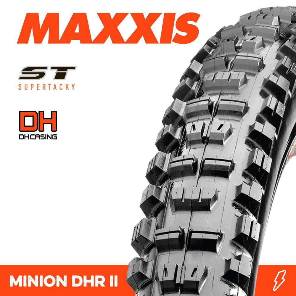 Maxxis MINION DHR II 27.5 X 2.40 DH ST WIRE 60X2TPI E-25 TYRE