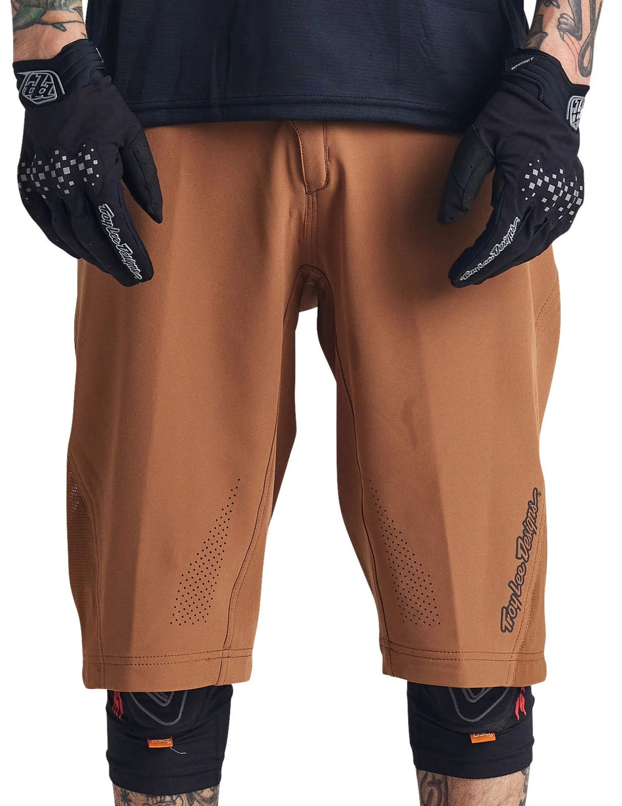 TROY LEE DESIGNS 24.1 RUCKUS SHORT W/Liner DARK CANVAS FRONT