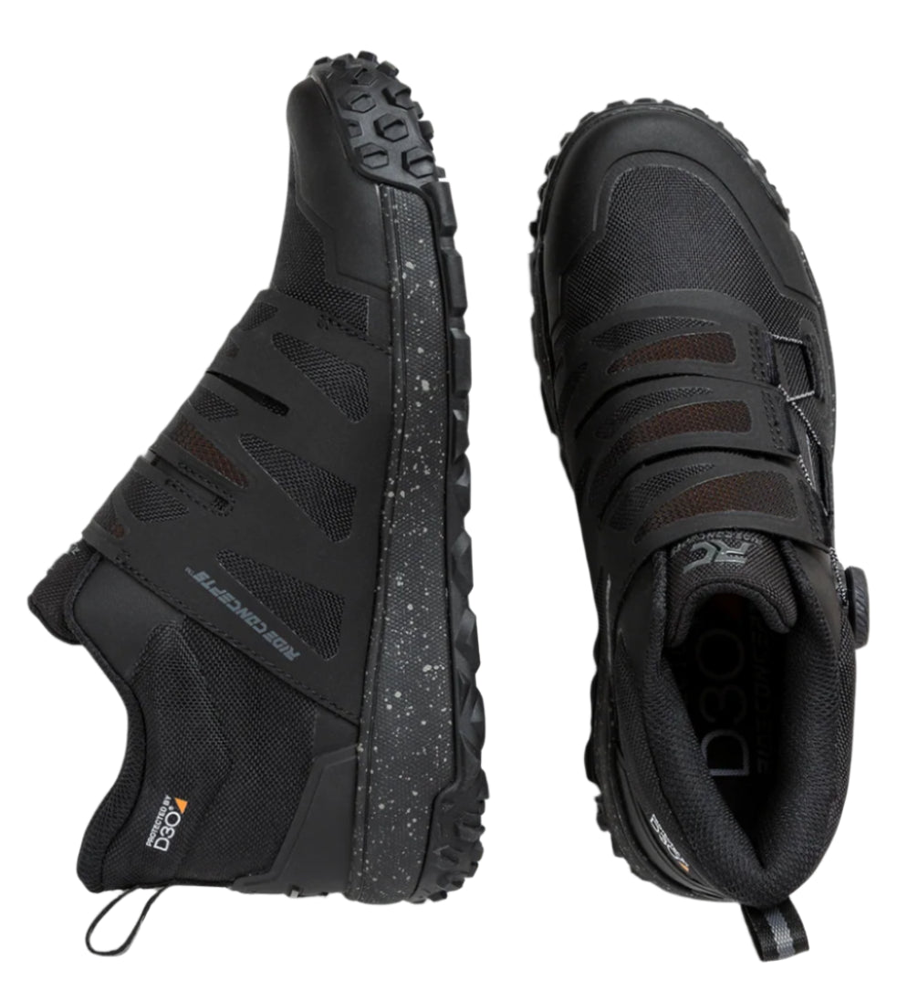 Ride Concepts Tallac Mid BOA Mens Black/Charcoal Shoes