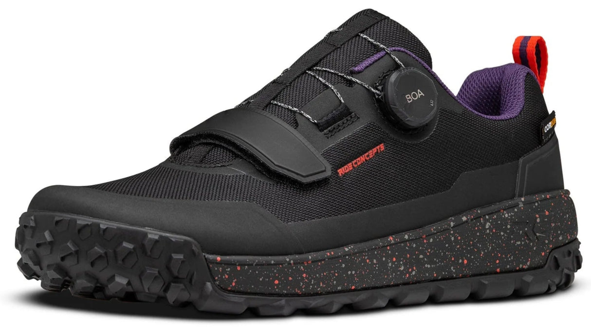 Ride Concepts Tallac CLB Mens Black/Red Shoes