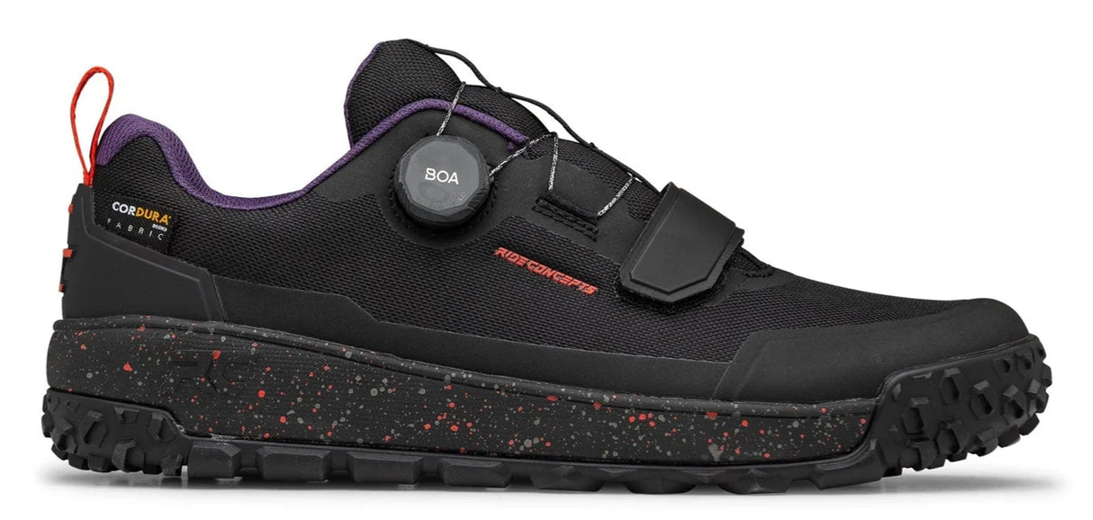 Ride Concepts Tallac CLB Mens Black/Red Shoes
