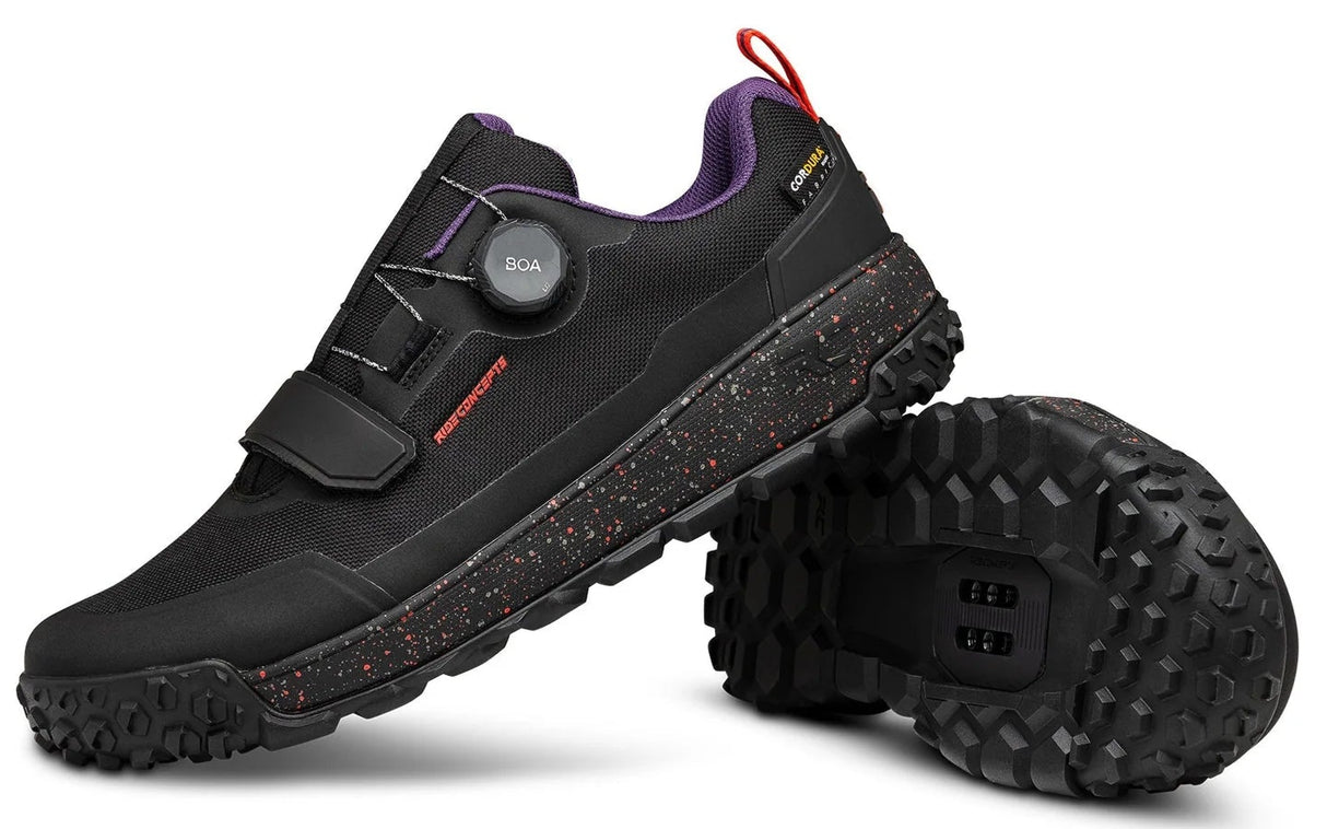 Ride Concepts Tallac CLB Mens Black/Red Shoes