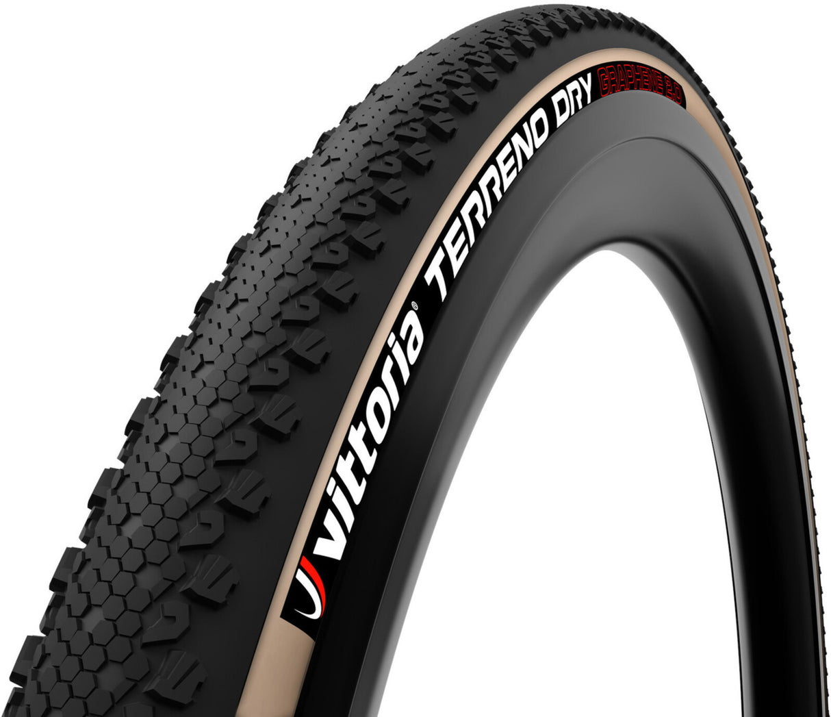 Vittoria Terreno Dry 700x47c Cyclocross-Gravel Tan Wall Folding Tyre