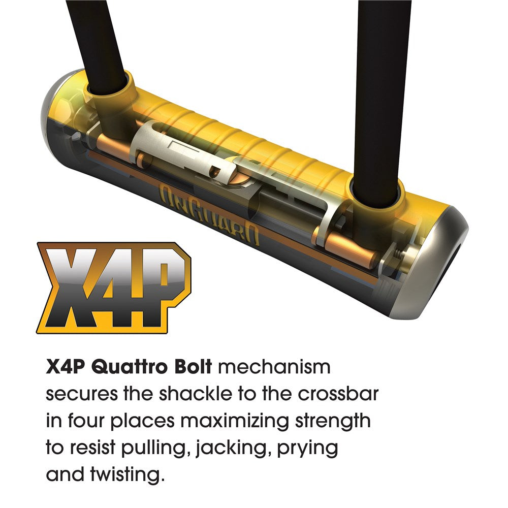 OnGuard Pitbull STD 14mm 11.5cm x 23cm key U-Lock