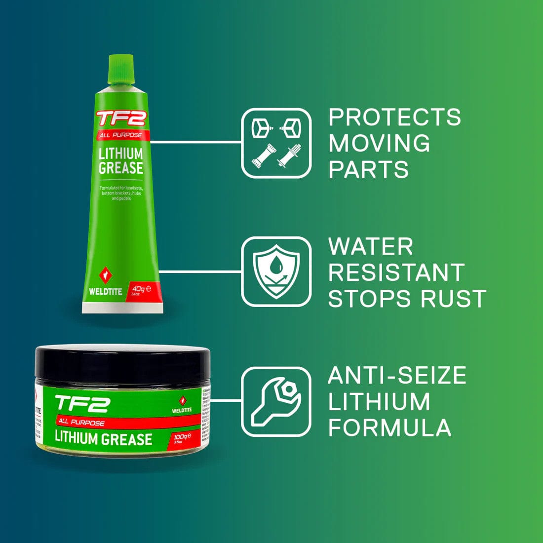 Weldtite TF2 Lithium Grease Tube, 40g