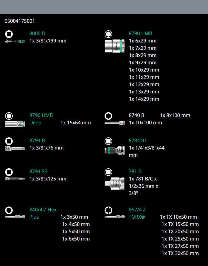 Wera Bicycle Zyklop Speed Ratchet 27-Piece Set