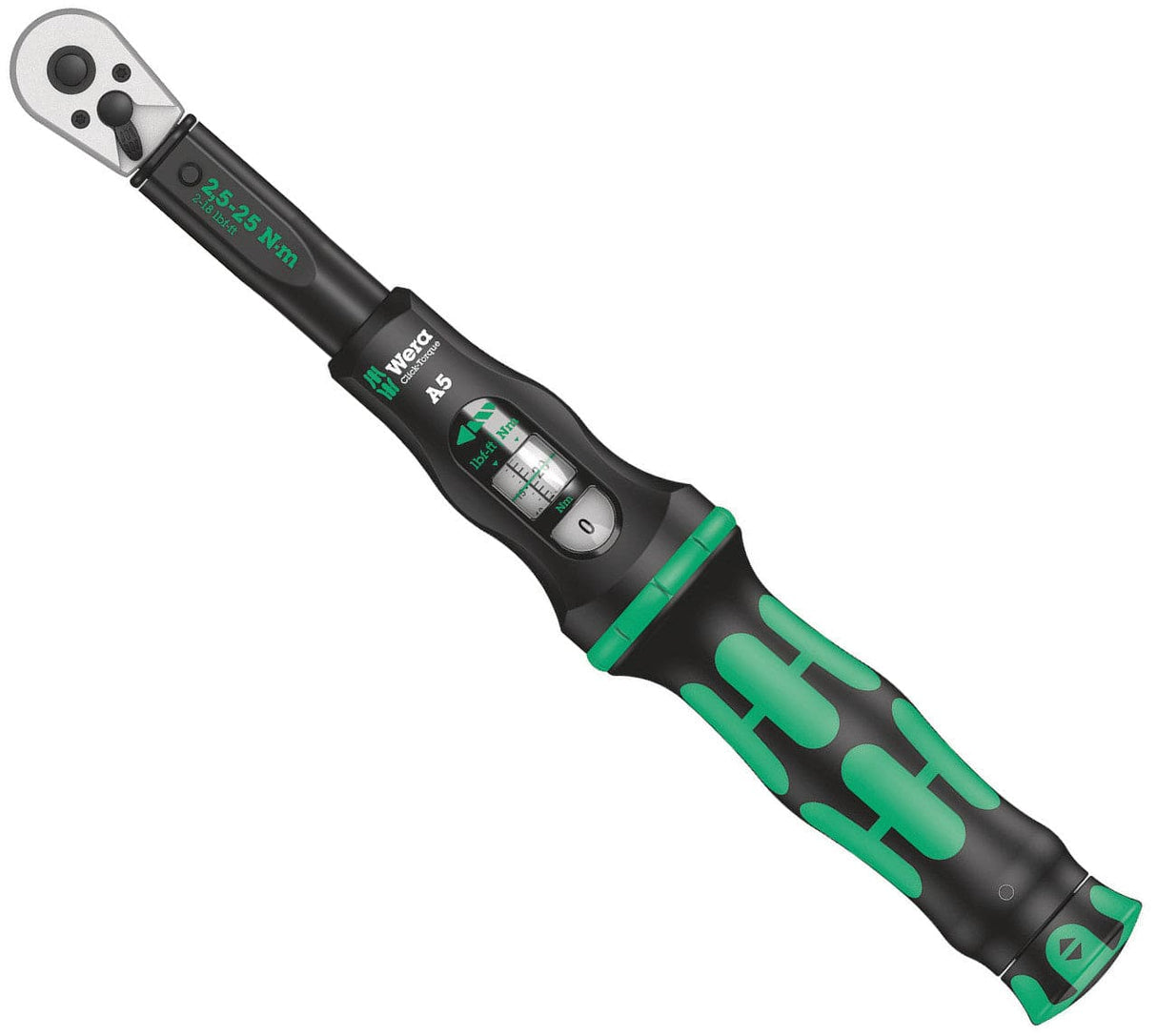 Wera Click-Torque A5 Square Drive Torque Wrench (2.5/25Nm)